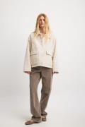 NA-KD Jakke i tweed - Beige