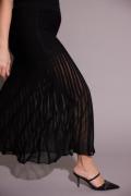 NA-KD Knitted Maxi Skirt - Black