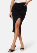 BUBBLEROOM Vilja Rib Skirt Black XS