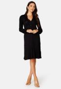 Happy Holly Viola button dress Black 32/34