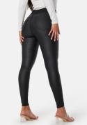 Happy Holly Freja push-up coated treggings Black 46S