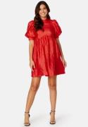 Pieces Mia 2/4 Dress High Risk Red L