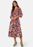 Object Collectors Item Limone L/S Midi Dress Hot  AOP:Flower 34