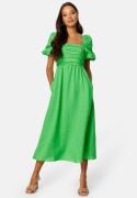 FOREVER NEW Dream Ruched Bodice Midi Dress Chlorophyll 36