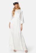 Bubbleroom Occasion Khrista Satin Maxi Dress Offwhite 3XL