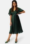 Bubbleroom Occasion Juliet Pleated Dress Dark green 38