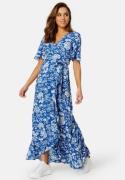 Happy Holly Ellinor long dress Blue / Patterned 32/34