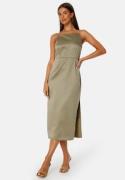 Bubbleroom Occasion Ortiza Satin Dress Olive green 34