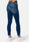 ONLY Blush Mid Ankle Raw Denim Medium Blue Denim M/32