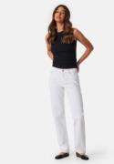 BUBBLEROOM Low Waist Straight Jeans Offwhite 38