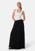 BUBBLEROOM Noele Viscose Crepe Maxi Skirt Black S