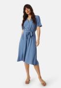 VILA Vimoashly S/S Midi dress Cornflower blue 36