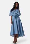 VILA Mirage 2/4 V-Neck Ankle Dress Coronet Blue 38