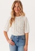 Happy Holly Broderie Anglaise Top Offwhite 40/42