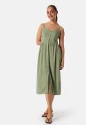 VILA Vipricil strap button dress Green 34