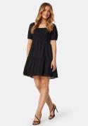 BUBBLEROOM Short Sleeve Cotton Dress Black L