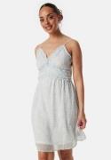 VERO MODA Vmsmilla singlet V frill dress White/Blue/Floral L