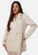 BUBBLEROOM Vendy Wool Blend Coat Light beige 40