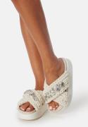 INUIKII Woven Stones Platform White 36