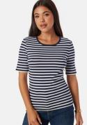 GANT Slim Striped Ribb T-Shirt Blue S