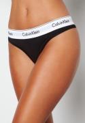 Calvin Klein CK One Cotton Thong 001 Black XS