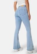 BUBBLEROOM Tove High Waist Flared Superstretch Bleached denim 42