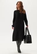 Pieces Pcmaggy Ls Knit Dress Noos Black XS