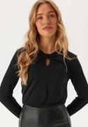 VERO MODA Vmalma Ls Knot Top Black XS