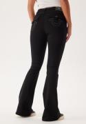 True Religion Joey Flare Ponte Black 24