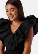 BUBBLEROOM Flounce Top Black M