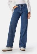 SELECTED FEMME Slfalice Hw Wide Long Wing Blu Jean Medium Blue Denim 3...