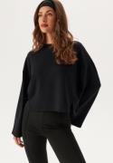 VILA Vireflecti Crew Neck L/S SWEAT Black Beauty XL