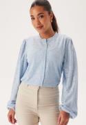 BUBBLEROOM Long Sleeve Button Blouse Light blue XS