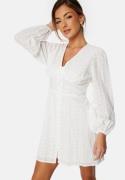 Bubbleroom Occasion Broderie Anglaise Short Dress White XS