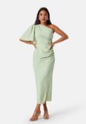 Bubbleroom Occasion One Shoulder Dress Light green 36