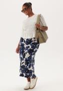 Happy Holly  Soft Midi Skirt Patterned 48/50