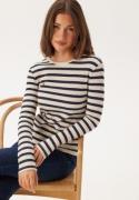 VILA Viamelie O-neck L/S TOP TOP TO Navy Blazer Stripes:birch L