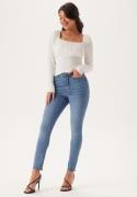 BUBBLEROOM  High Ankle Superstretch Jeans Light blue 38