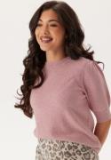 VILA Viril 2/4 SLEEVE O-NECK KNIT T Winsome Orchid Detail:melange XS