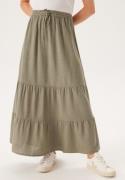 Happy Holly Linen Maxi Skirt Khaki green 40/42