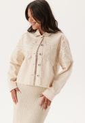 ONLY Onlelena Crochet Jacket Moonbeam XL