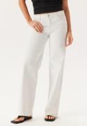 Pieces Pcselma Lw Wide Jeans Od Bright White 26/32