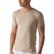 Mey Dry Cotton Functional Rounded Neck Shirt Beige Large Herre