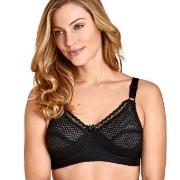 Miss Mary Cotton Dots Soft Bra BH Svart C 80 Dame