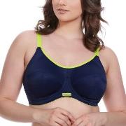 Elomi BH Energise Sports Bra Marine nylon D 90 Dame