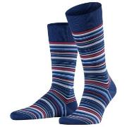 Falke Strømper Microblock Socks Mørkblå bomull Str 41/42 Herre