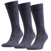 Amanda Christensen Strømper 3P True Combed Cotton Sock Antracit Str 43...