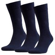 Amanda Christensen Strømper 3P True Combed Cotton Sock Marine Str 43/4...