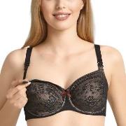 Anita BH Fleur Underwire Nursing Bra Svart polyamid G 90 Dame