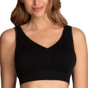 Anita Lotta Bralette BH Svart nylon Large Dame